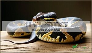 ghi ball python size