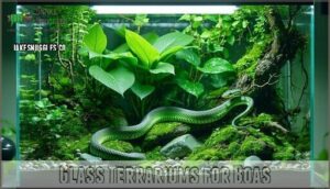 glass terrariums for boas