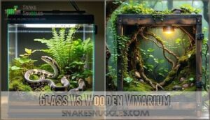 glass vs wooden vivarium