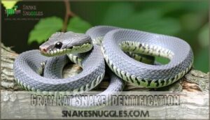 gray rat snake identification