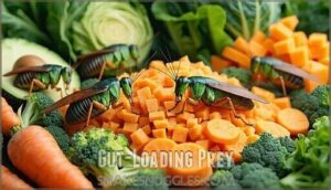 gut-loading prey