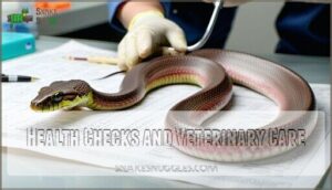health checks and veterinary care