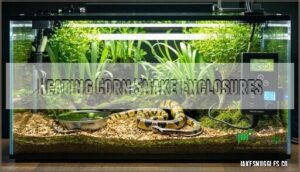 heating corn snake enclosures