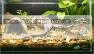hognose snake size and enclosure