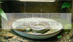 home care tips for snake respiratory infections