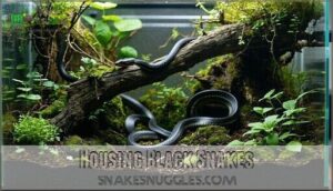 housing black snakes