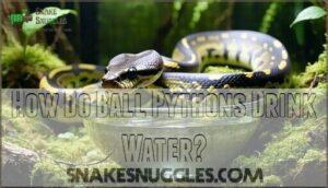 how do ball pythons drink water