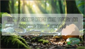 how do snakes nurse their young