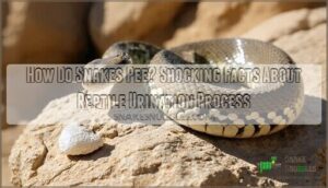 how do snakes pee