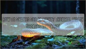 how do snakes see at night