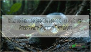 how do snakes see objects clearly