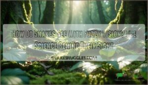 how do snakes see with fuzzy vision