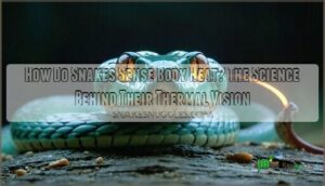 how do snakes sense body heat