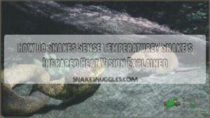 how do snakes sense temperature