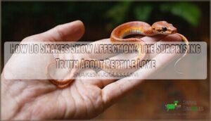 how do snakes show affection