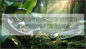 how fast do snakes grow