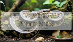 how long can snakes go without eating