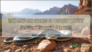 how long can snakes go without water