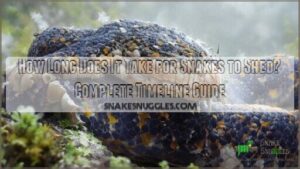 how long does it take for snakes to shed