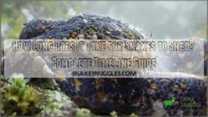 how long does it take for snakes to shed