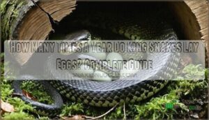 how many times a year do king snakes lay eggs