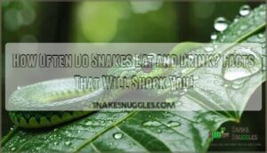 how often do snakes eat and drink