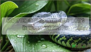 how often should a snake shed whats healthiest