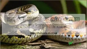 how often to feed a pet snake how often to feed a pet snake