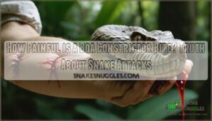 how painful is a boa constrictor bite