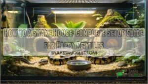 how to a snake house