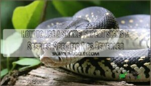 how to age a snake