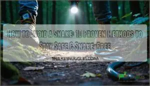 how to avoid a snake