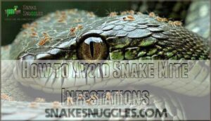 how to avoid snake mite infestations