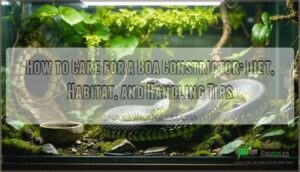 how to care for a boa constrictor