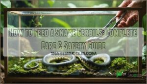 how to feed a snake gerbils