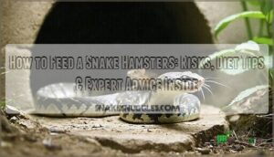 how to feed a snake hamsters