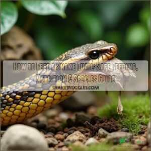 how to feed a snake quail