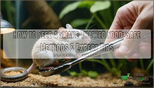 View of How to Feed a Snake Thawed Food: Safe Methods & Expert Tips