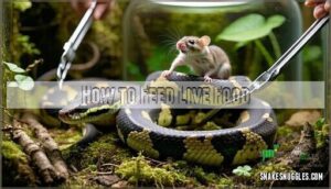 how to feed live food