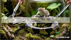 how to feed live food how to feed live food