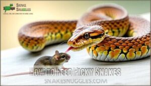 how to feed picky snakes