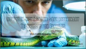how to inject a snake
