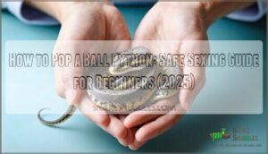 how to pop a ball python