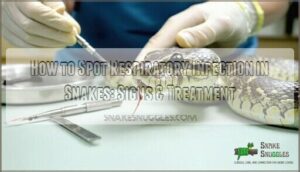 how to spot respiratory infection in snakes