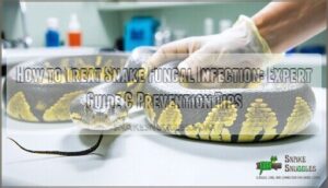 how to treat snake fungal infection