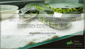 how to treat snake viral respiratory infection