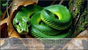 humidity and hiding behavior