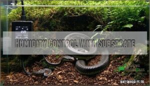 humidity control with substrate