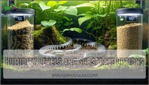 humidity levels and substrate options