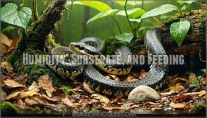 humidity, substrate, and feeding